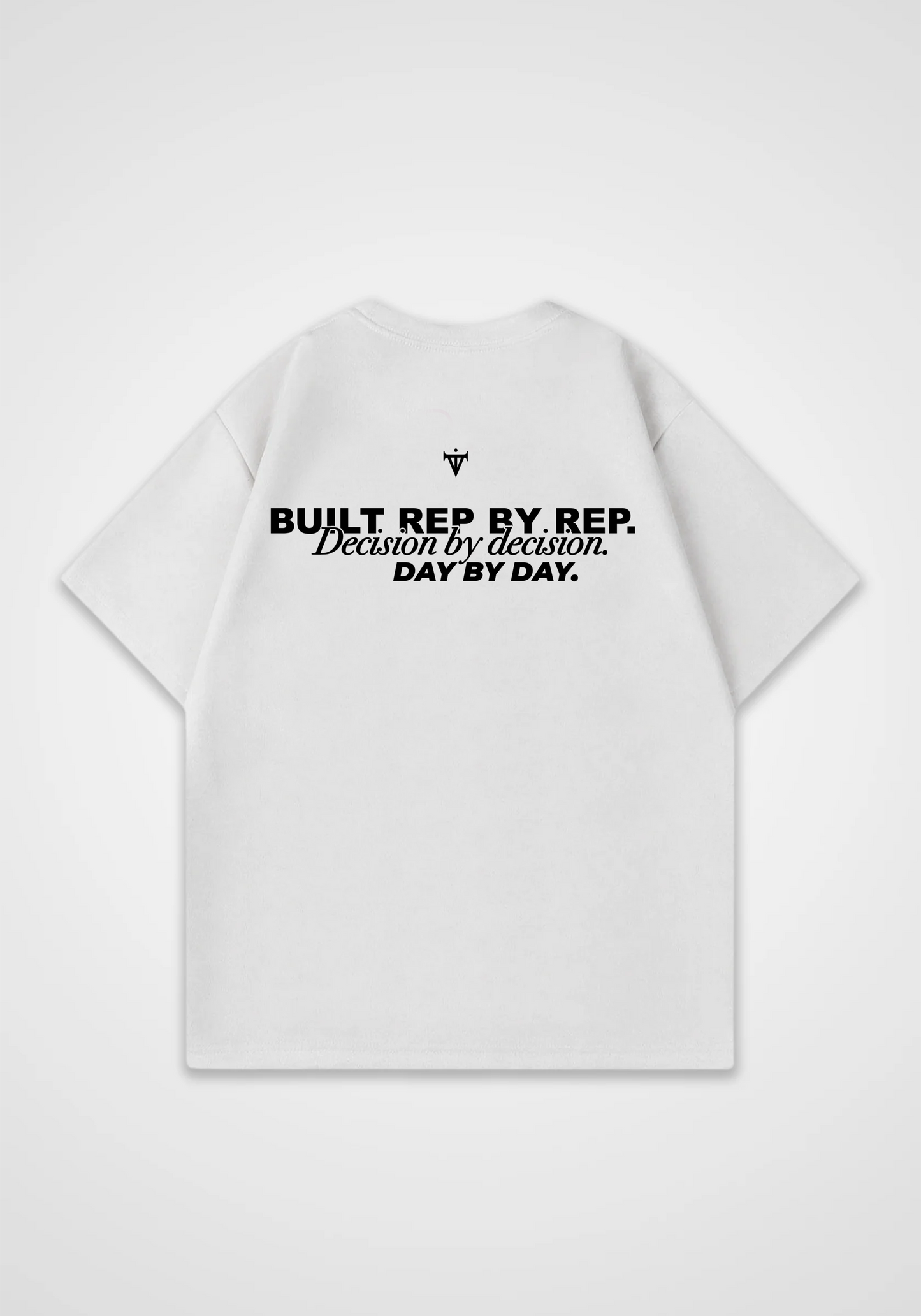 Built rep by rep Oversized Shirt - White Back (Designed)