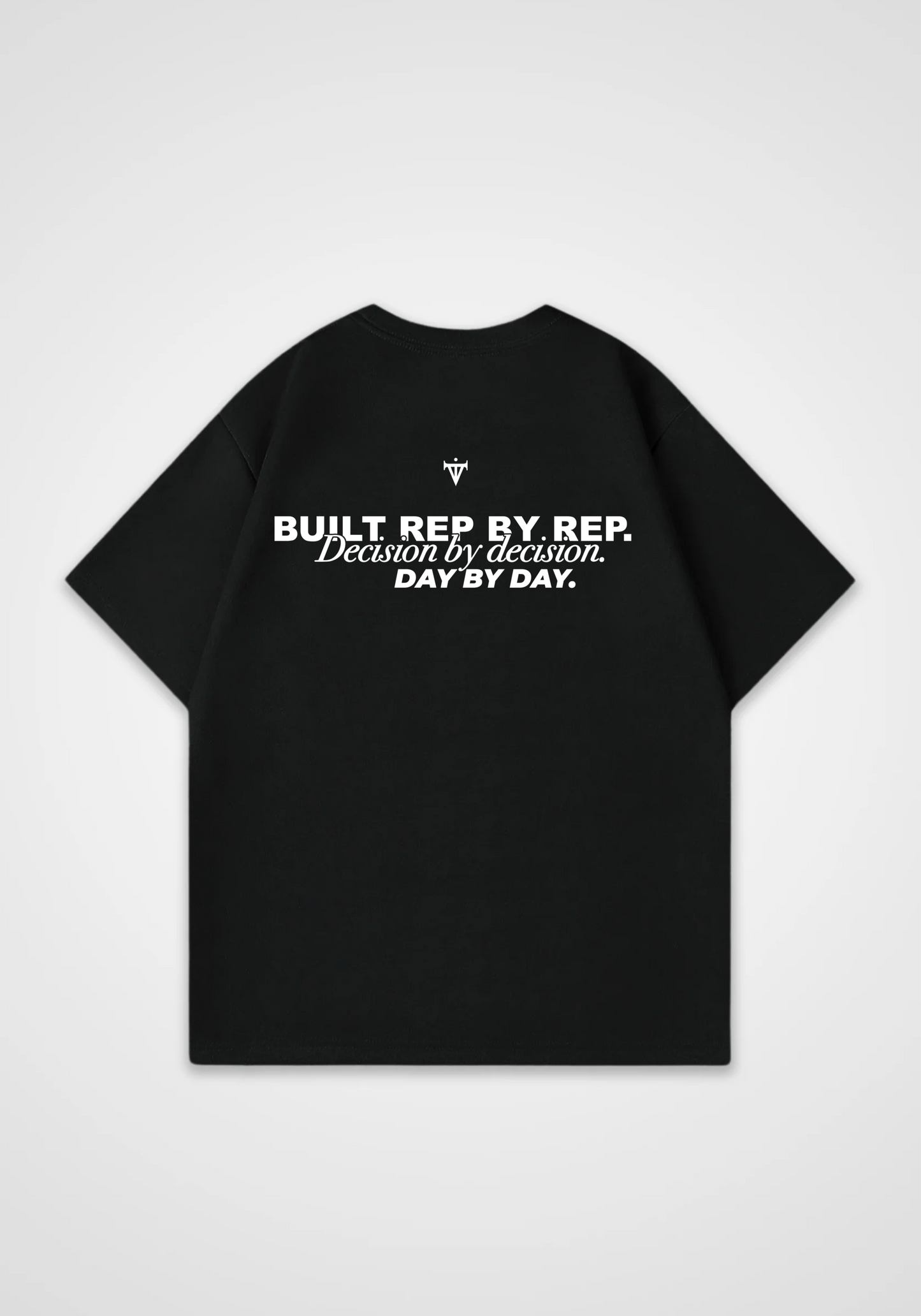 Built rep by rep Oversized Shirt - Black Back (Designed)