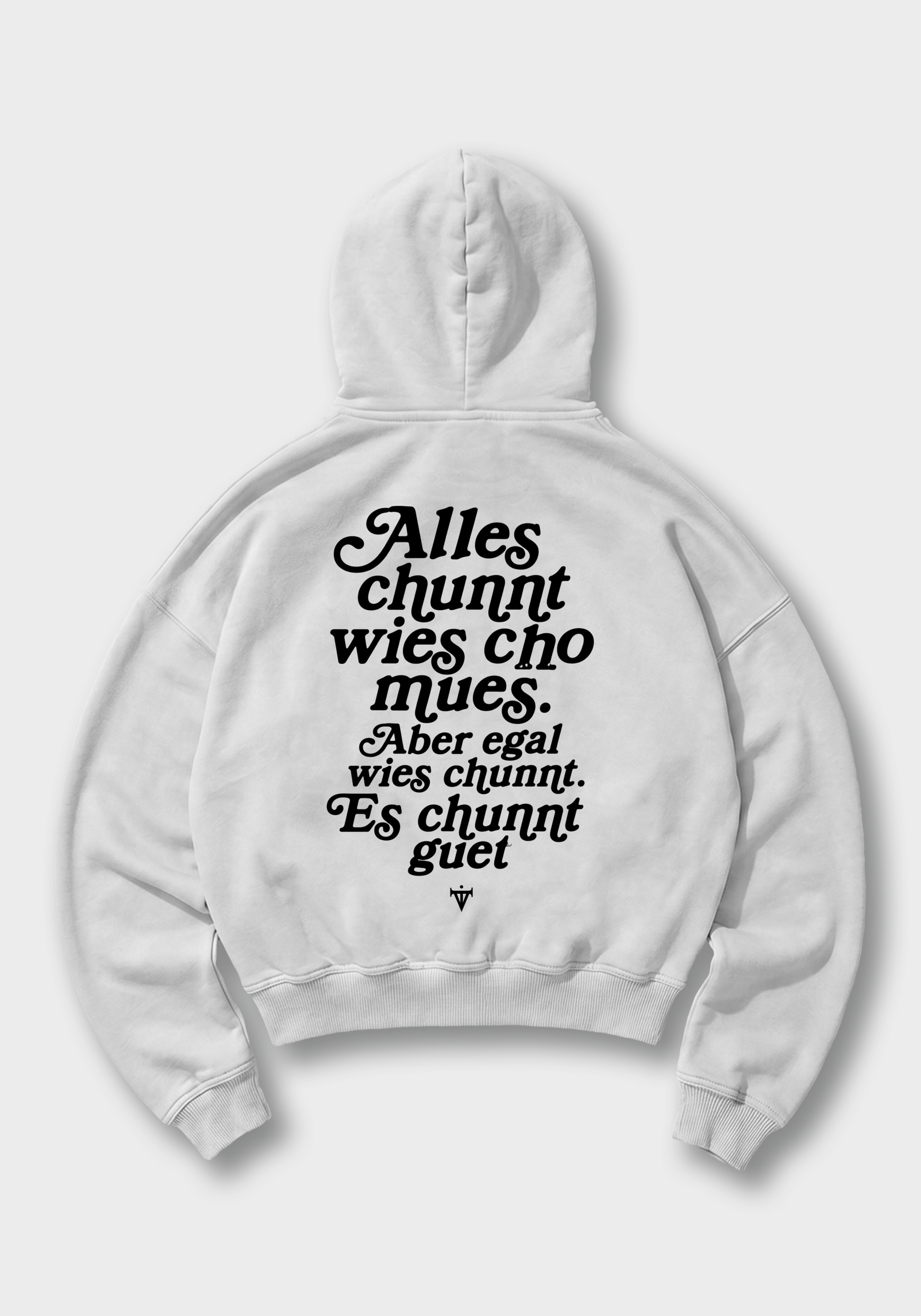 Alles Chunnt Oversized Hoodie - White Back (Designed)